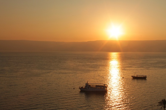 Sea of Galilee at Sunrise